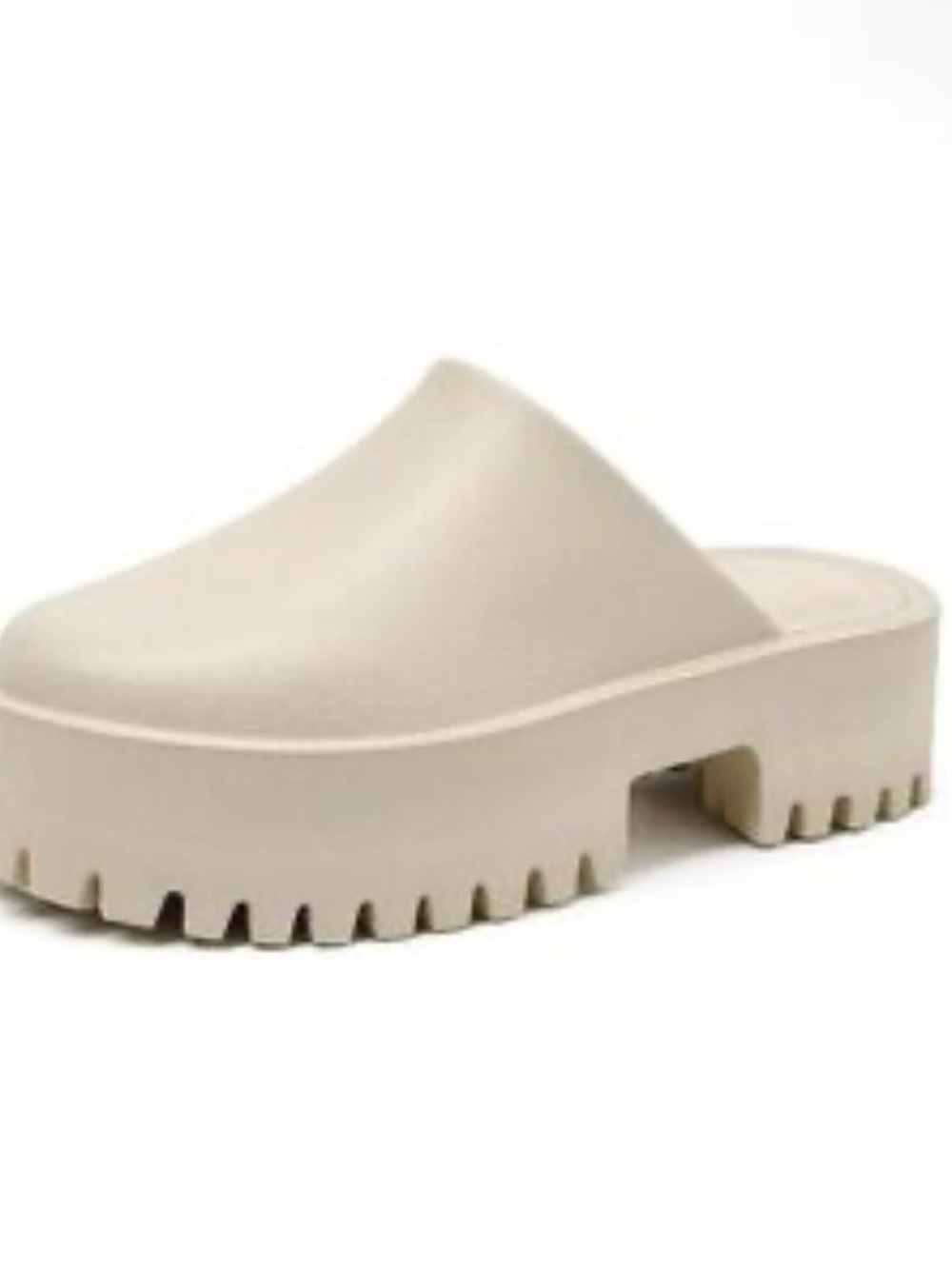 wild fable Chunky Beige Platform Clog Mules
